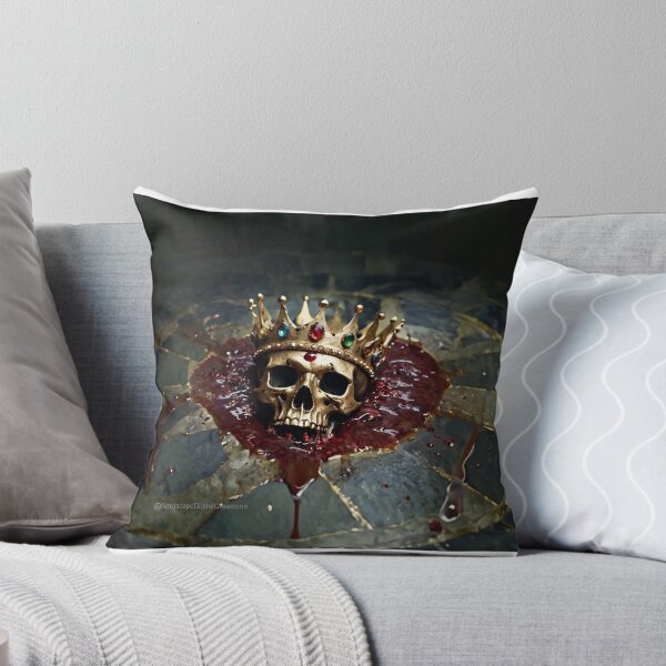Item preview, Golden Skull With Crown in Blood designed and sold by NerdscapeDC.