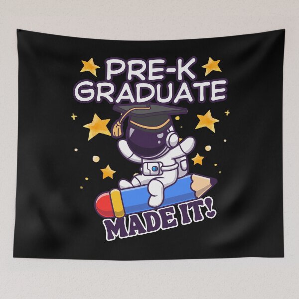 Item preview, Astronaut Stars Pre-K Graduate Space Stem Education Girl Boy designed and sold by BunBuntheDog-.