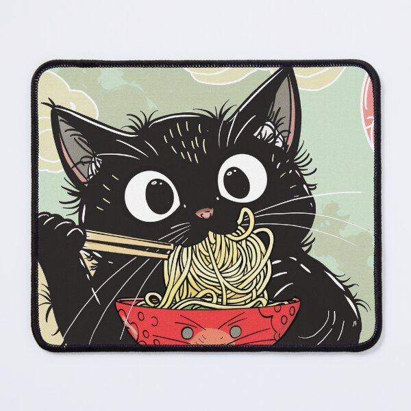 Item preview, ramen kitty designed and sold by PricklyPeanut.