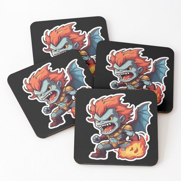 Item preview, Sticker of a black hero with fire in his hands designed and sold by MPDesign84.