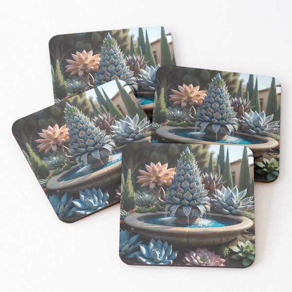 Item preview, Succulent fountain | ai art designed and sold by marjessas-world.