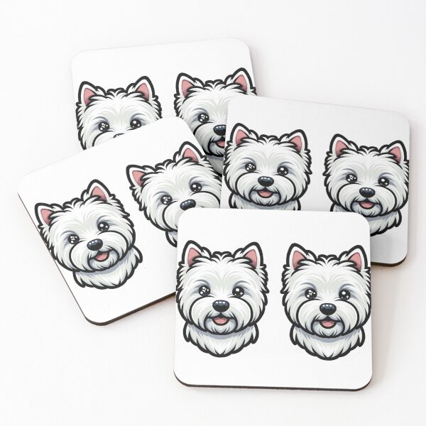 Item preview, Joyful Westie Duo designed and sold by ZephyrPix.