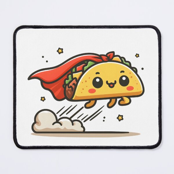 Item preview, Kawaii Taco With Cape designed and sold by CanvasCutie.
