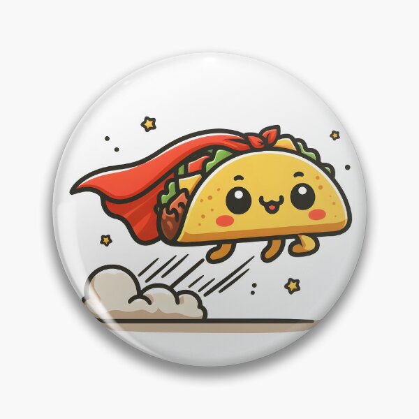 Item preview, Kawaii Taco With Cape designed and sold by CanvasCutie.