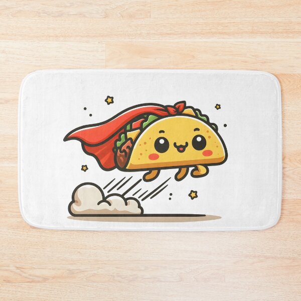 Item preview, Taco Kawaii Con Capa designed and sold by CanvasCutie.