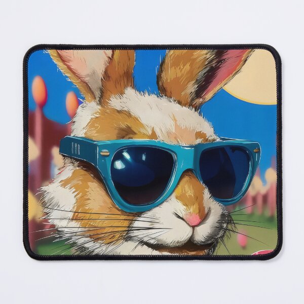 Item preview, Flowerfield Cool Easter Bunny Sunglasses designed and sold by EmeraldeaArt.