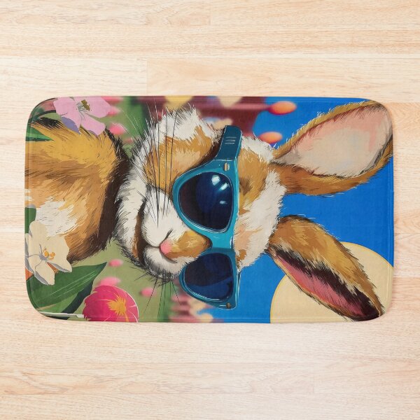 Item preview, Flowerfield Cool Easter Bunny Sunglasses designed and sold by EmeraldeaArt.