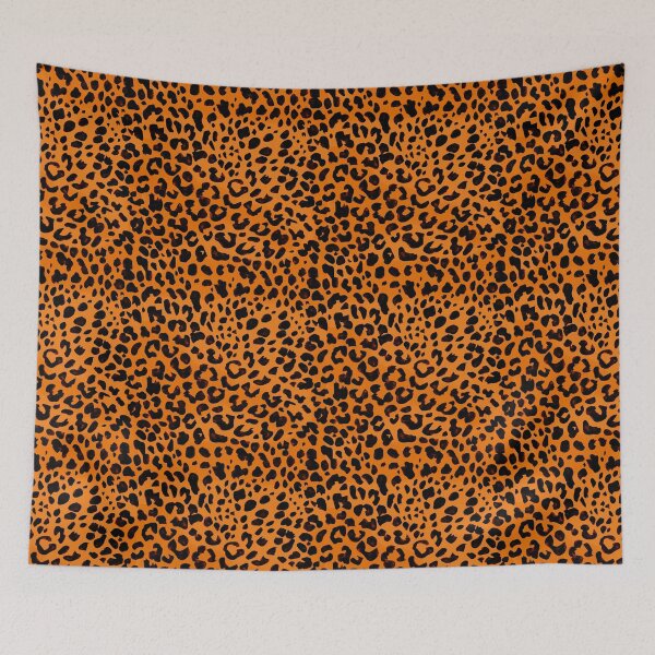 Item preview, Wild Leopard Print - Orange Black designed and sold by SilverPegasus.