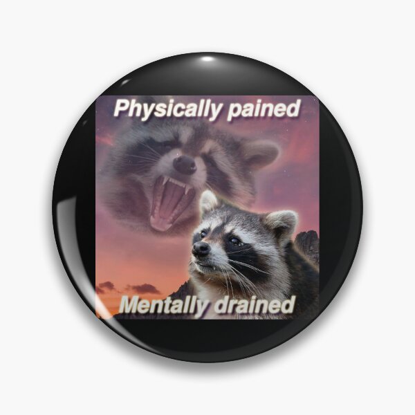 Item preview, mentally drained designed and sold by meme-stuff.