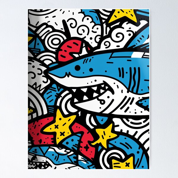 Item preview, Sharpied Shredder of the Sea designed and sold by Retro Type.