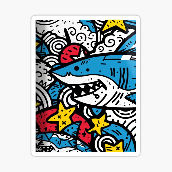 Item preview, Sharpied Shredder of the Sea designed and sold by Retro Type.