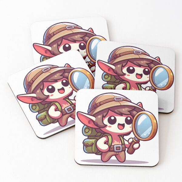 Item preview, Kawaii Imp With Backpack designed and sold by CanvasCutie.