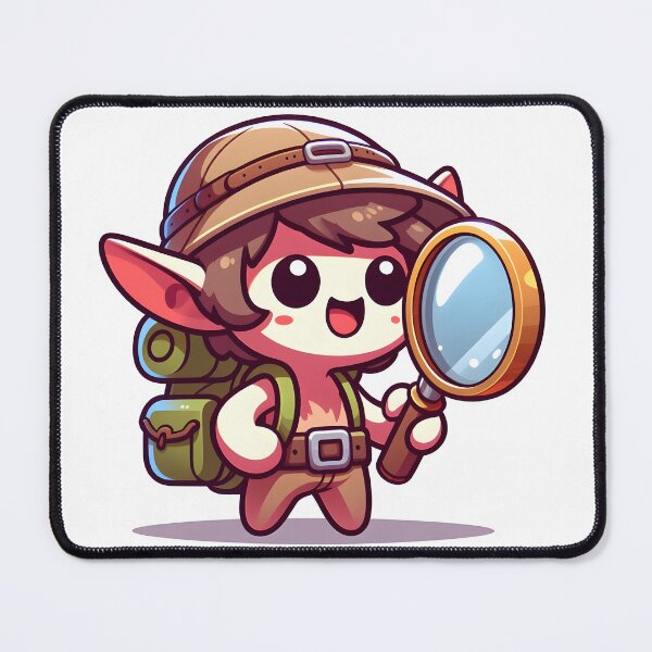 Item preview, Kawaii Imp With Backpack designed and sold by CanvasCutie.