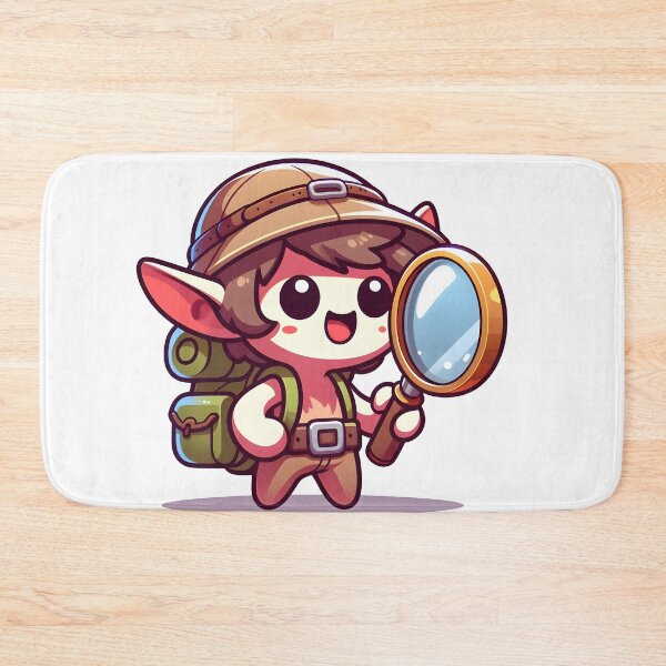 Item preview, Kawaii Imp With Backpack designed and sold by CanvasCutie.