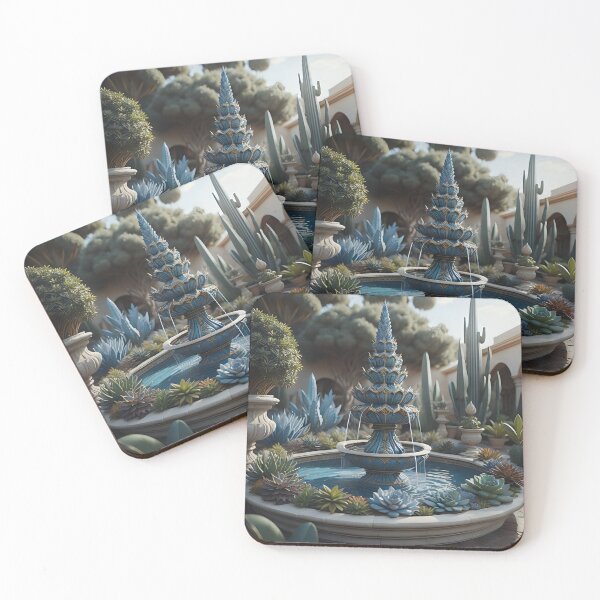 Item preview, Succulent fountain | ai art designed and sold by marjessas-world.