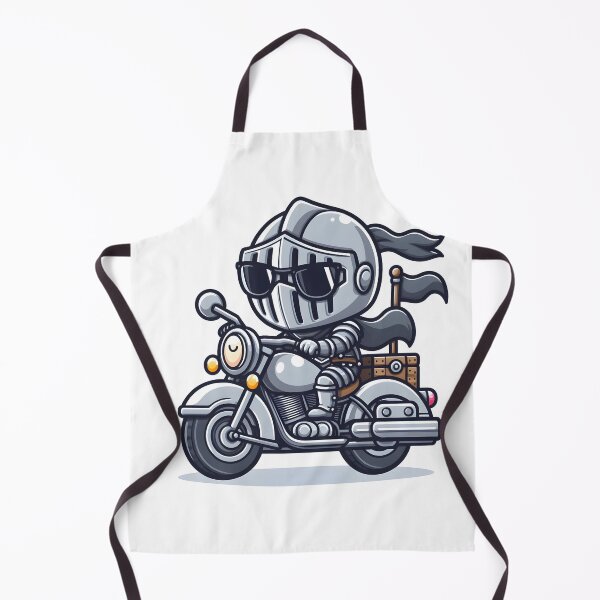 Artikelvorschau, Kawaii Ritter auf Motorrad entworfen und verkauft von CanvasCutie.