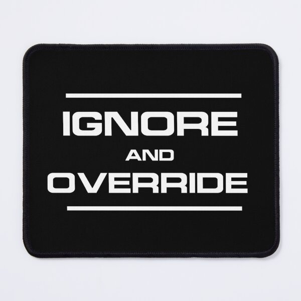 Item preview, Ignore and Override Team designed and sold by Magicalpallette.