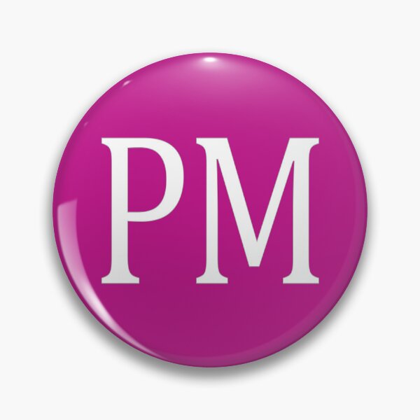 Item preview, PM Initials Monogram Elegant White Letters designed and sold by Jeallan Designs.
