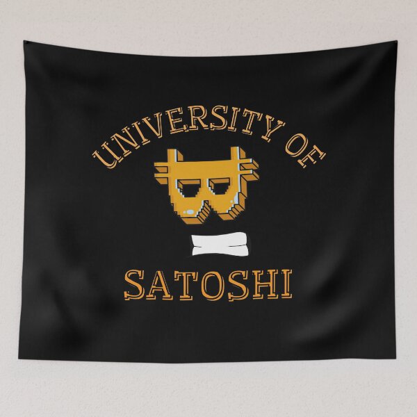 Aperçu de l'œuvre Colère de Satoshi à l'université créée et vendue par Bitcoinomnis.