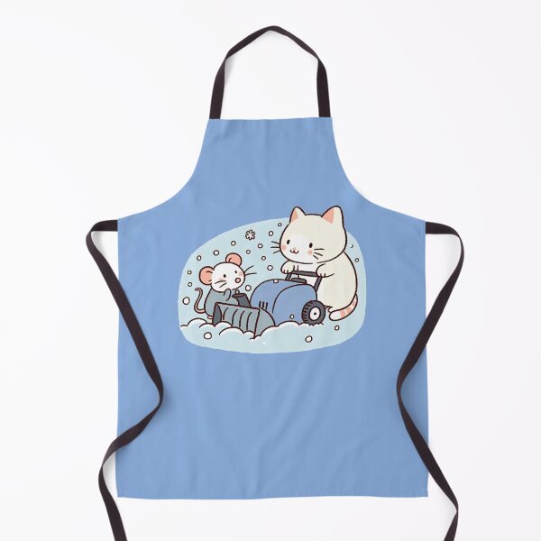 Item preview, Cat and Mouse Joy in the Snow with Snow Blower designed and sold by zzz888.