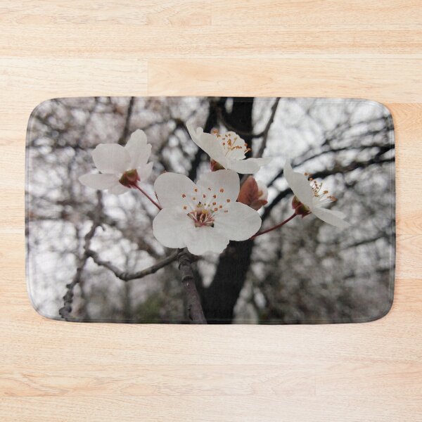 Item preview, Close up of Cherry plum with white blossoms 2 original artwork designed and sold by paragonDesign28.