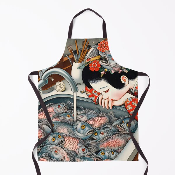 Item preview, The sink is full of fishes, she's got dirty dishes on the brain designed and sold by C-Q-B.
