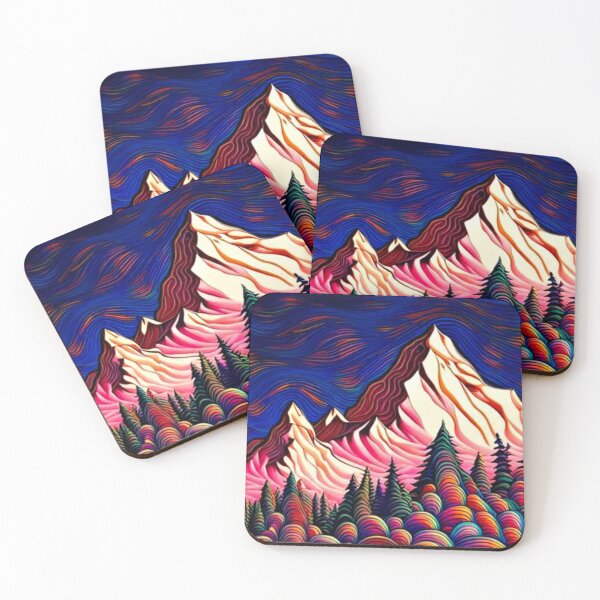 Item preview, Snowy Mountain Peaks designed and sold by George Hutton Hunter.