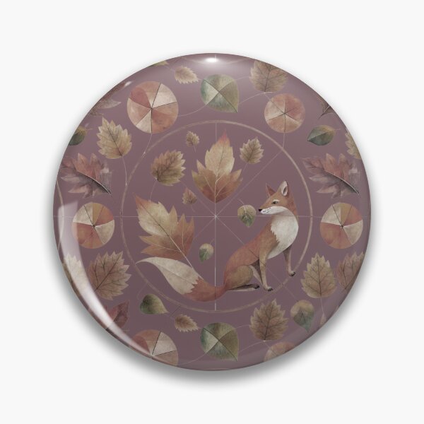 Item preview, Seamless pattern of an elegant and cute fox with objects in nature designed and sold by fotoryum.
