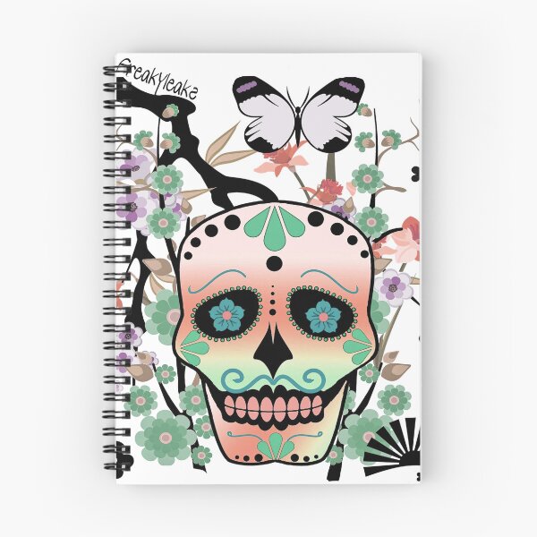 Item preview, LOVELY FANTASY SKULL WITH MANY FLOWERS designed and sold by inarausch2023.