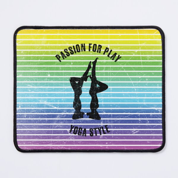 Item preview, Black silhouettes of women practicing yoga designed and sold by HarridanCreates.