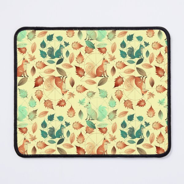 Item preview, Seamless pattern of an elegant and cute fox with objects in nature designed and sold by fotoryum.