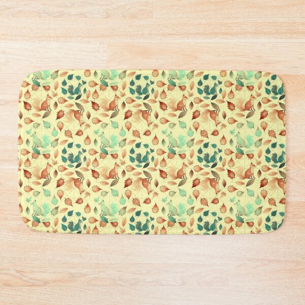 Item preview, Seamless pattern of an elegant and cute fox with objects in nature designed and sold by fotoryum.