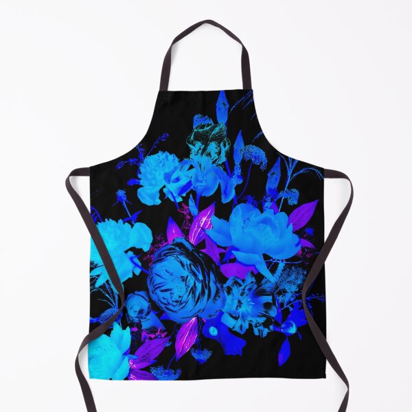 Item preview, Dominant Blue Sweet Coloured Leaves & Flowers designed and sold by Pattern Hub.