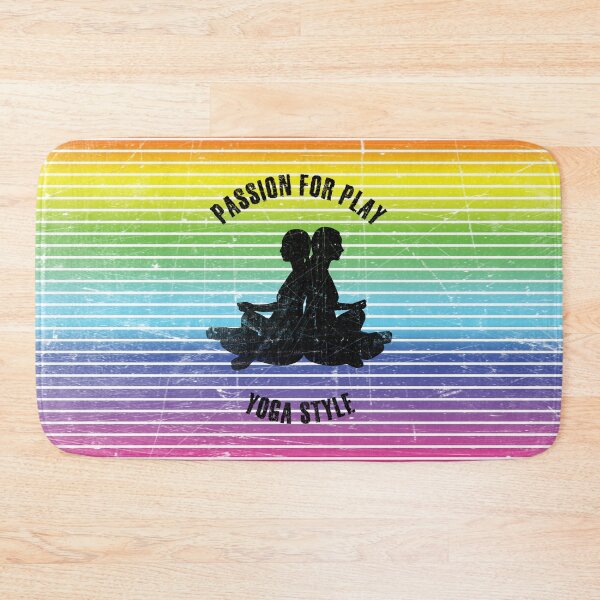 Item preview, Black silhouettes of sitting women practicing yoga designed and sold by HarridanCreates.