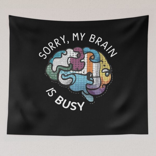 Item preview, Sorry, my brain is busy - colours designed and sold by Endless Projects.