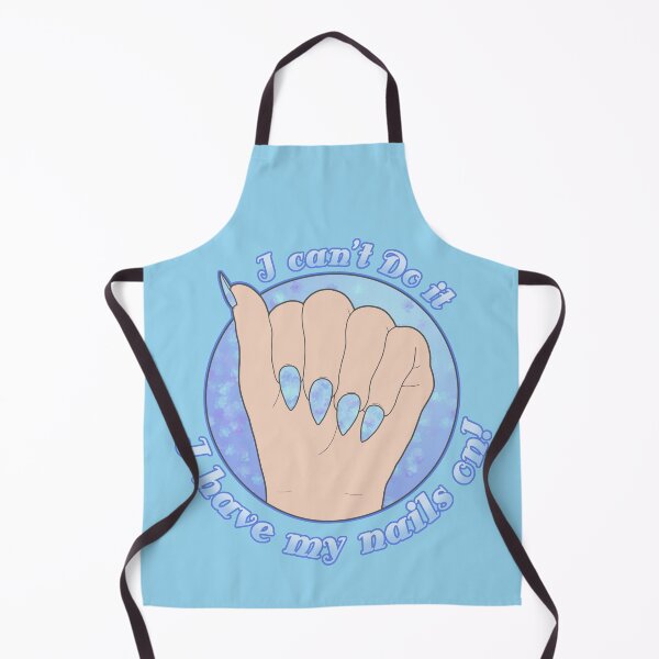 Item preview, My Nails are on - Blue Petals designed and sold by ianablakeman.