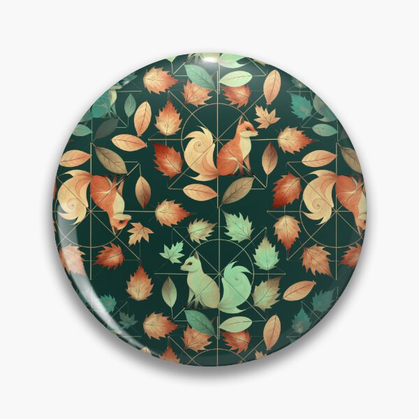 Item preview, Seamless pattern of an elegant and cute fox with objects in nature designed and sold by fotoryum.