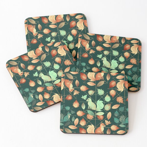 Item preview, Seamless pattern of an elegant and cute fox with objects in nature designed and sold by fotoryum.
