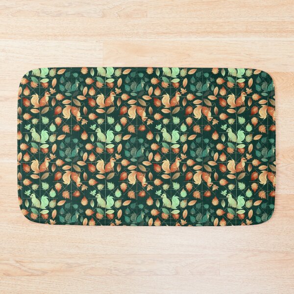 Item preview, Seamless pattern of an elegant and cute fox with objects in nature designed and sold by fotoryum.