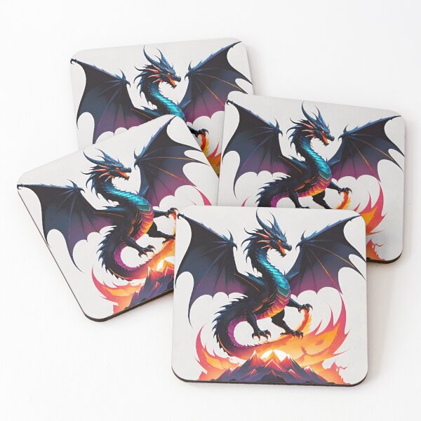 Item preview, Flames of Ascension: Dragon Over the Mountain Range designed and sold by GrizzlyCollective.