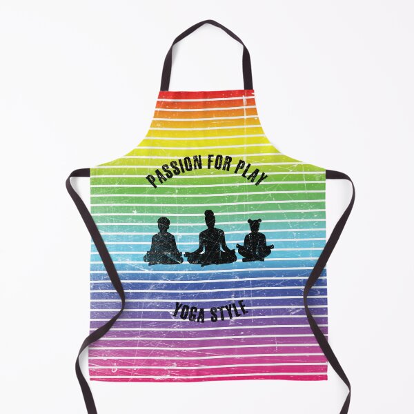Item preview, Black silhouettes of three children practicing yoga designed and sold by HarridanCreates.