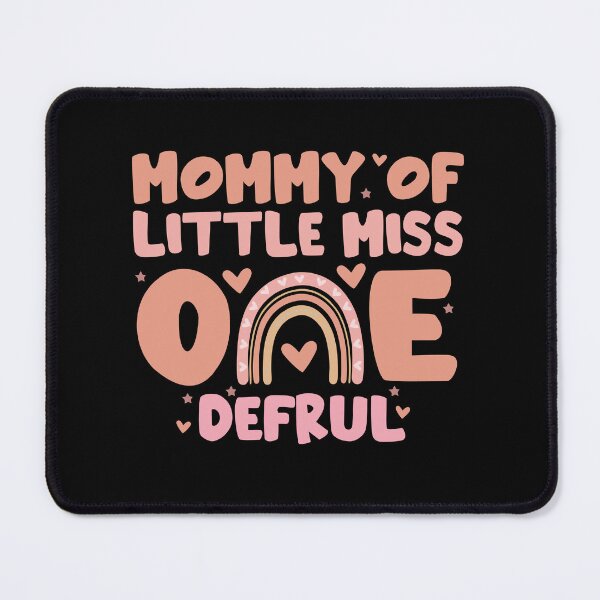 Item preview, Mommy of Miss Onederful 1st Birthday Party Baby Girl Mom Cute Rainbow designed and sold by alenaz.