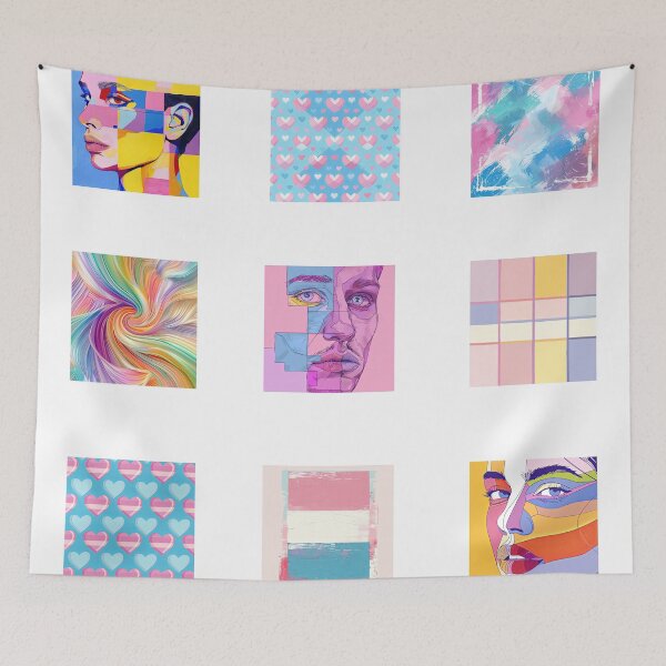 Item preview, LGBT+ Pride Transgender Color Set designed and sold by FlowersColorful.