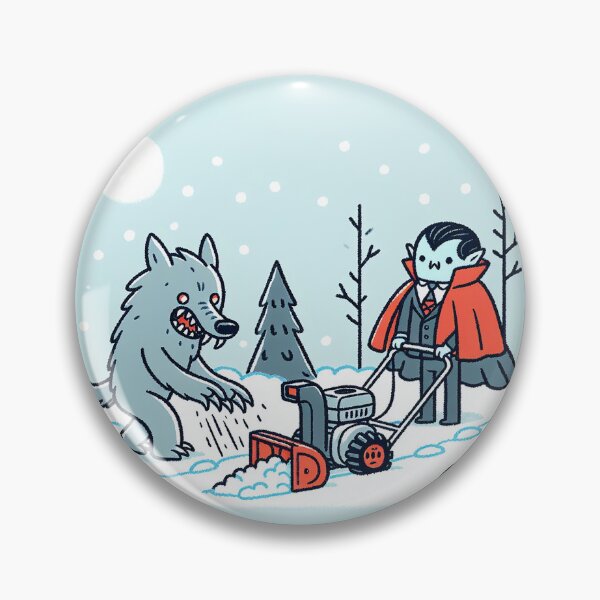 Item preview, Snow Blower Adventure of Werewolf and Vampire designed and sold by zzz888.