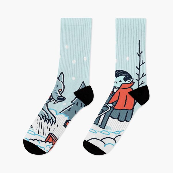 Item preview, Snow Blower Adventure of Werewolf and Vampire designed and sold by zzz888.