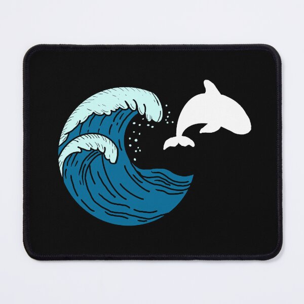 Item preview, Large waves and jumping orca designed and sold by Animals-by-JB.