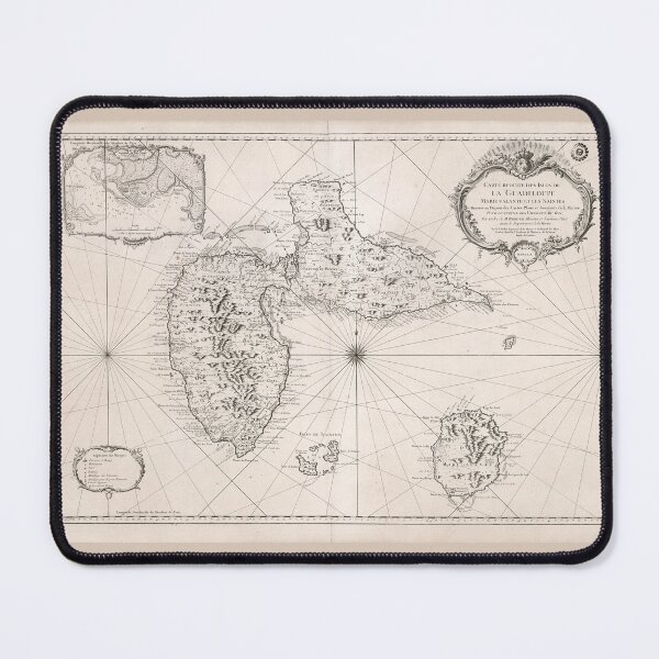 Item preview, Guadeloupe - Maritime map of 1759 designed and sold by Kimbwa.