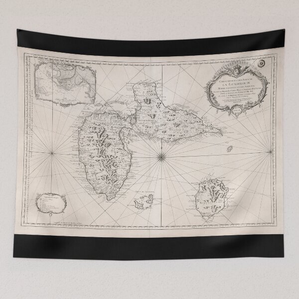 Item preview, Guadeloupe - Maritime map of 1759 designed and sold by Kimbwa.