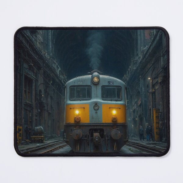 Item preview, A Vintage Train Navigates Narrow Streets designed and sold by Animepic222.