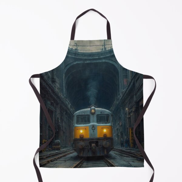 Item preview, A Vintage Train Navigates Narrow Streets designed and sold by Animepic222.